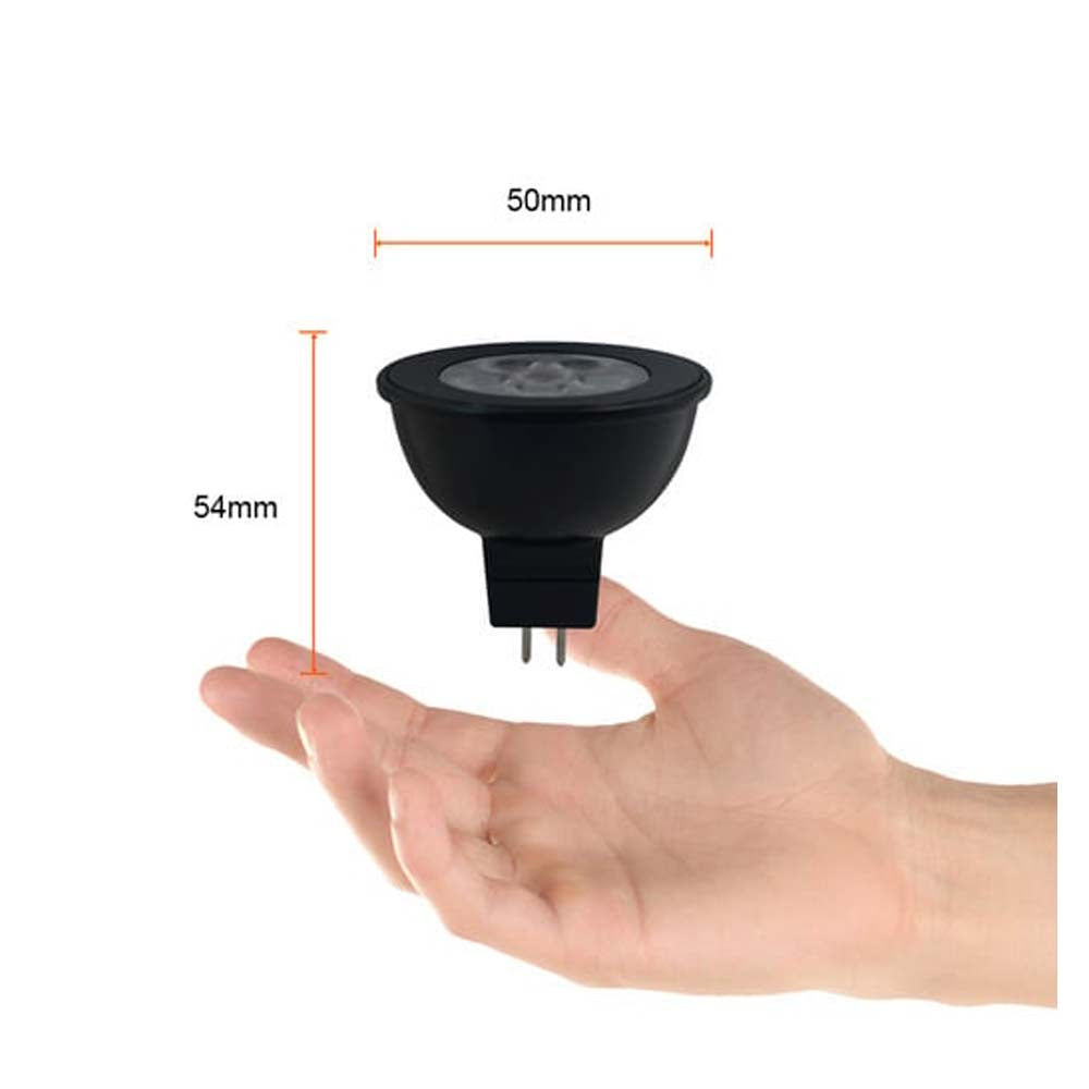 FOCO LED TECNOLITE TIPO MR16 6W LUZ DE LUNA COLOR VERDE IP65 BASE E27