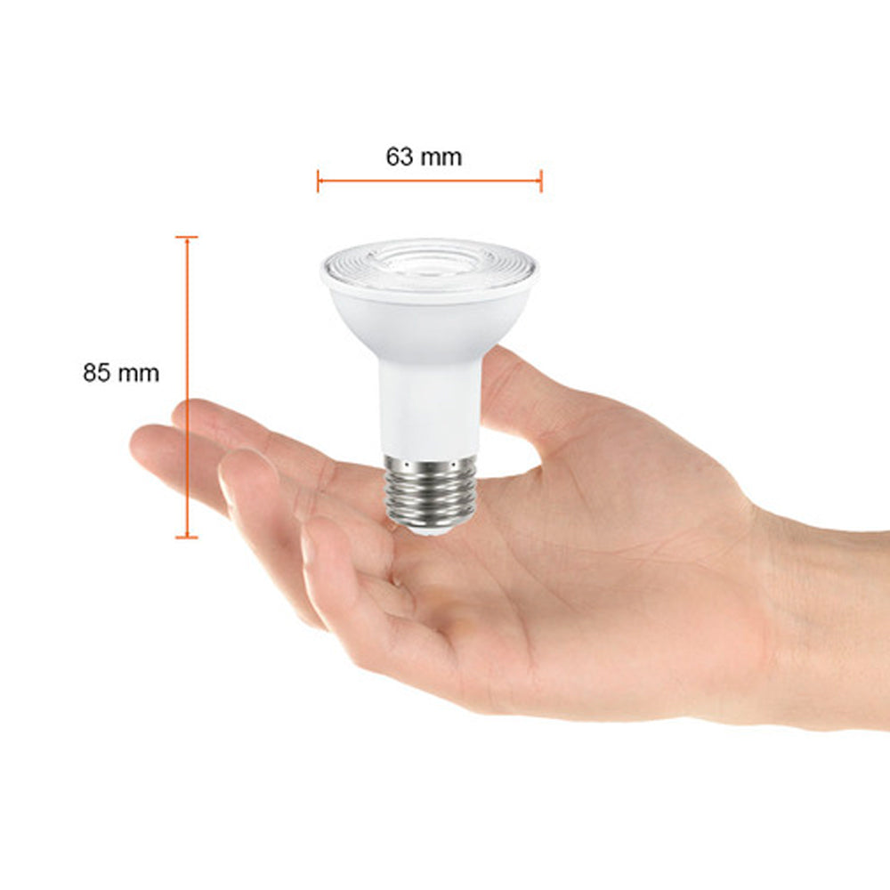 FOCO PAR20 LED 6 W LUZ DE DIA BASE E27 NO ATENUABLE