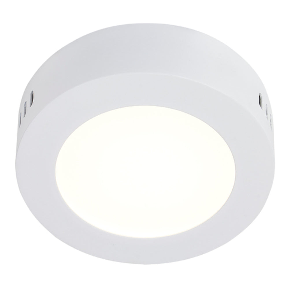 LÁMPARA DE INTERIOR LED ANKAA I TECNOLITE PARA SOBREPONER PLAFÓN 6W LUZ SUAVE CÁLIDA LED INTEGRADO