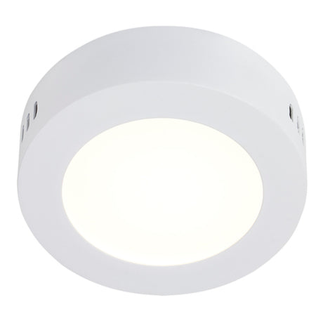 LÁMPARA DE INTERIOR LED ANKAA I TECNOLITE PARA SOBREPONER PLAFÓN 6W LUZ SUAVE CÁLIDA LED INTEGRADO