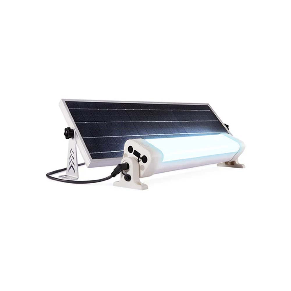LUM EXT SOLAR LED 6W 3.7VCD 5HRS CONTROL REMOTO SALIDA USB NEREIDA ***TECNOLITE HAE***