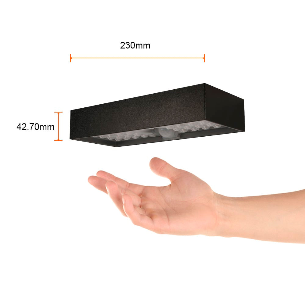 LAMPARA SOLAR ARBOTANTE LED 6 W LUZ DE DIA MODOS DE LUZ BATERIA INTEGRADA SENSOR DE MOVIMIENTO IP65 IK06 LED INTEGRADO 6SOLLED30VCD65N