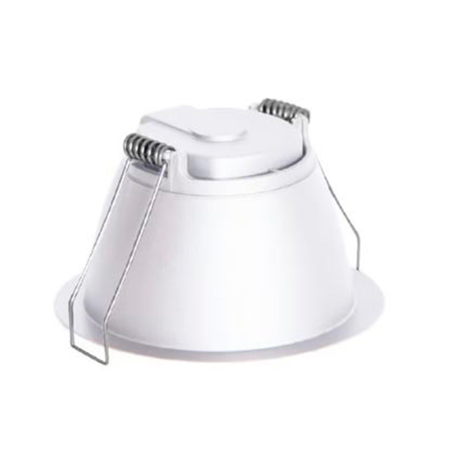 LUMINARIO INT. EMPOTRAR TECHO 6W/100-240V. 3000K BLANCO CROMO LUZ SUAVE CALIDA KALAUSI II ***TECNOLITE HAE***