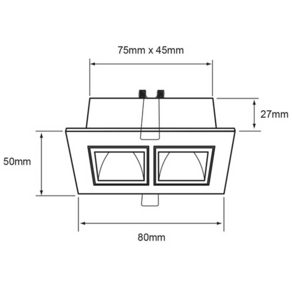 LÁMPARA EMPOTRABLE LED TECNOLITE LUCIDA II SMART 6W LUZ SUAVE CÁLIDA ATENUABLE COMPATIBLE CON APP MÓVIL Y ASISTENTES DE VOZ BLANCO ***HAE2025***