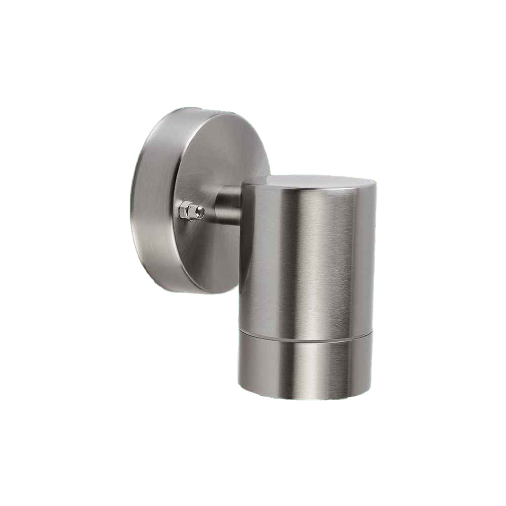 LUMINARIO A MURO CALUX 35W 127V IP54 GU10 ACABADO ACERO INOXIDABLE 7032-A