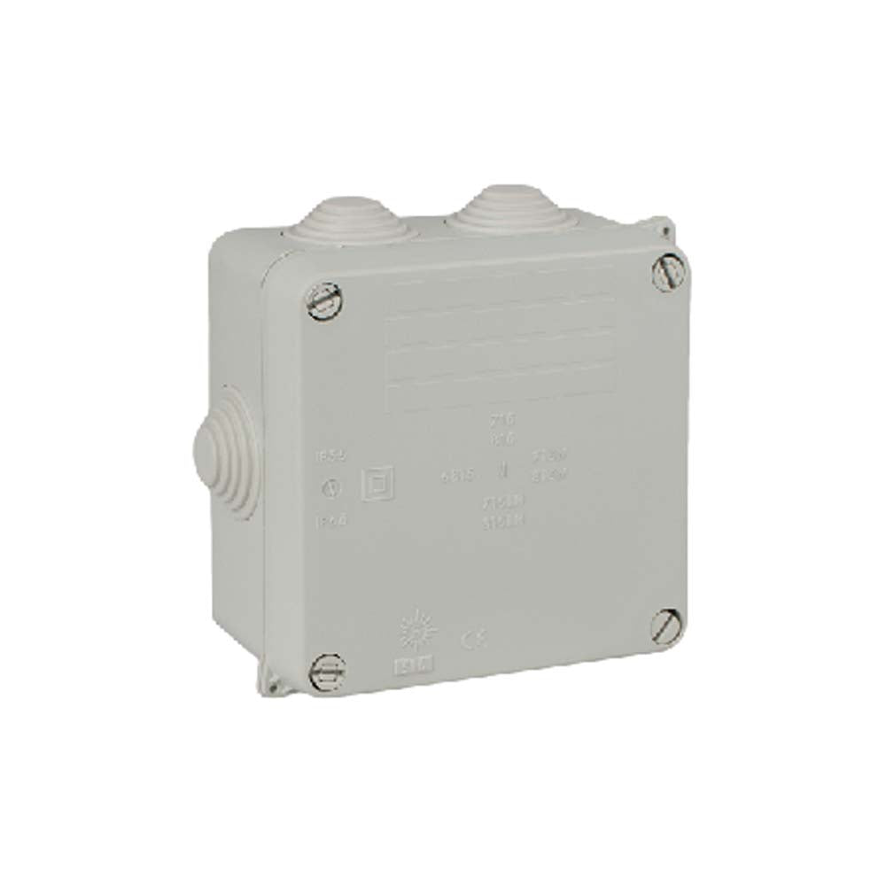 CAJA ESTANCA CON CONOS IP55 IK08 100X100X55 SOLERA *** OFRECER WDC1010S ***