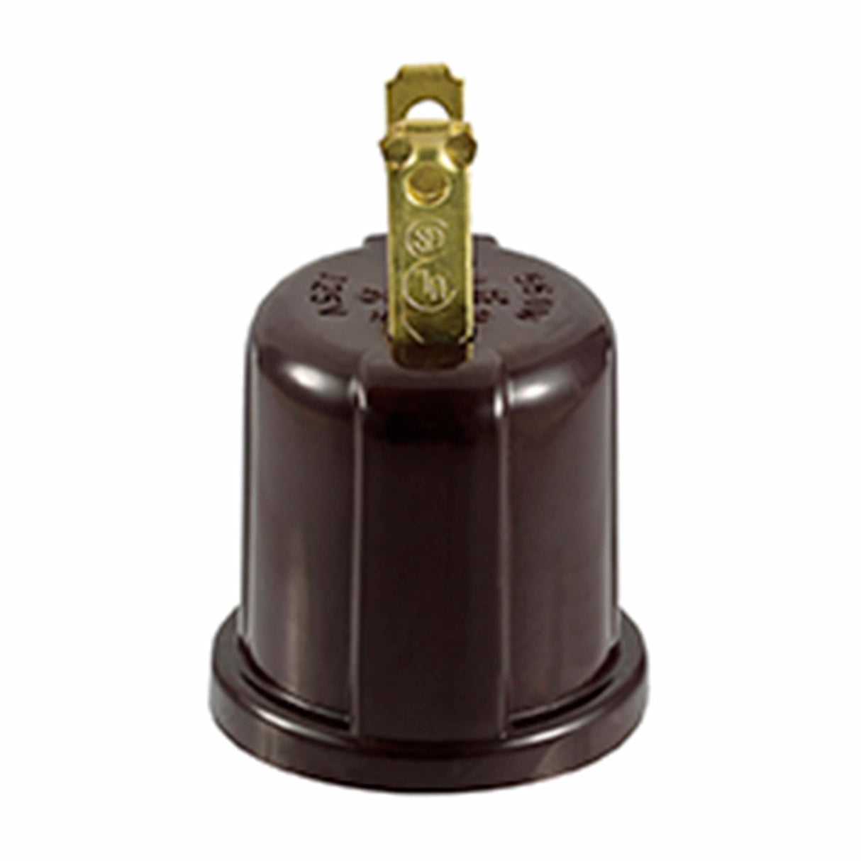 PORTALAMPARA P/BASE MEDIANA ENCHUFE HEMBRA CAFE 600W/127V AC