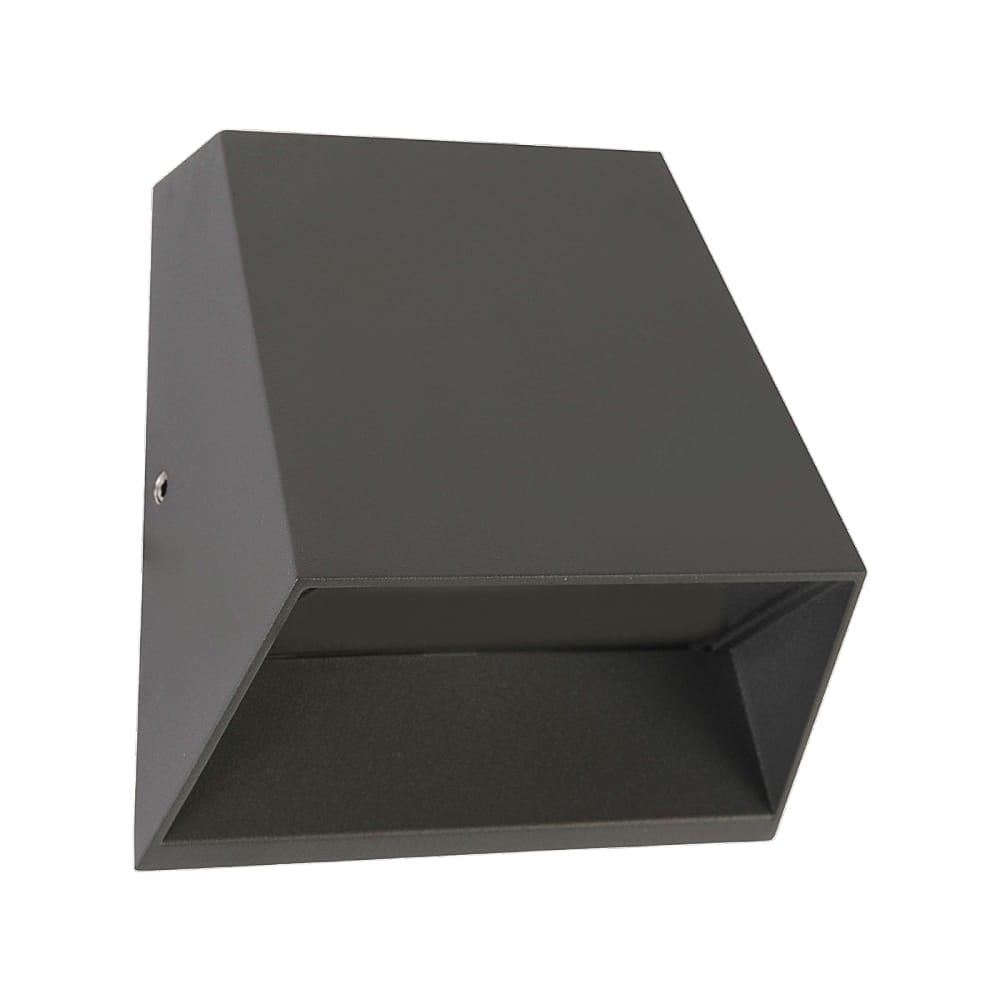 LUMINARIA LED PARA MURO CALUX 7W 100-240V 3000K 389LM IP54 ACABADO GRAFITO