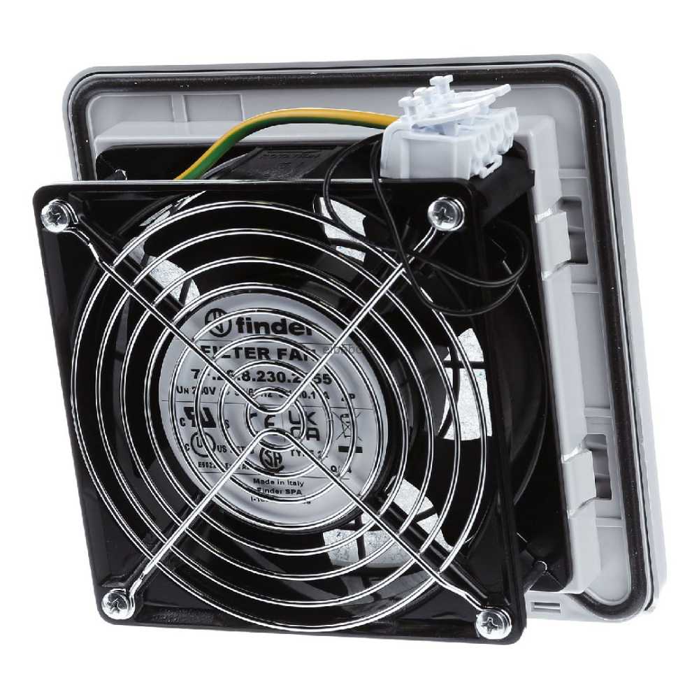 VENTILADOR 28W/230VCA. CON VOLUMEN DE AIRE 55M3 TAM. 2 FINDER