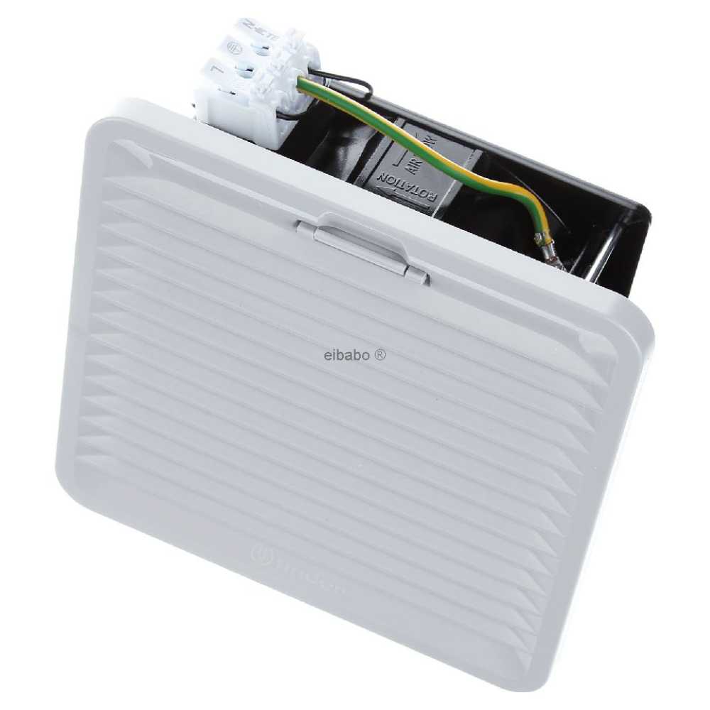 VENTILADOR 28W/230VCA. CON VOLUMEN DE AIRE 55M3 TAM. 2 FINDER