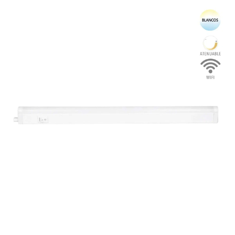 LÁMPARA LINEAL LED TECNOLITE CAPELLA SMART 7W LUZ BLANCA DINÁMICA ATENUABLE COMPATIBLE CON APP MÓVIL Y ASISTENTES DE VOZ ***TECNOLITE HAE***