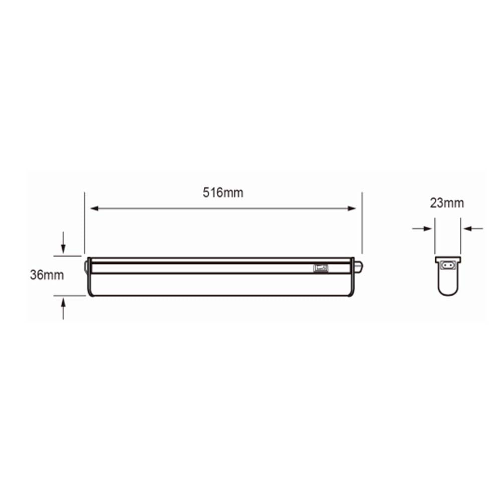 LÁMPARA LINEAL LED TECNOLITE CAPELLA SMART 7W LUZ BLANCA DINÁMICA ATENUABLE COMPATIBLE CON APP MÓVIL Y ASISTENTES DE VOZ ***TECNOLITE HAE***