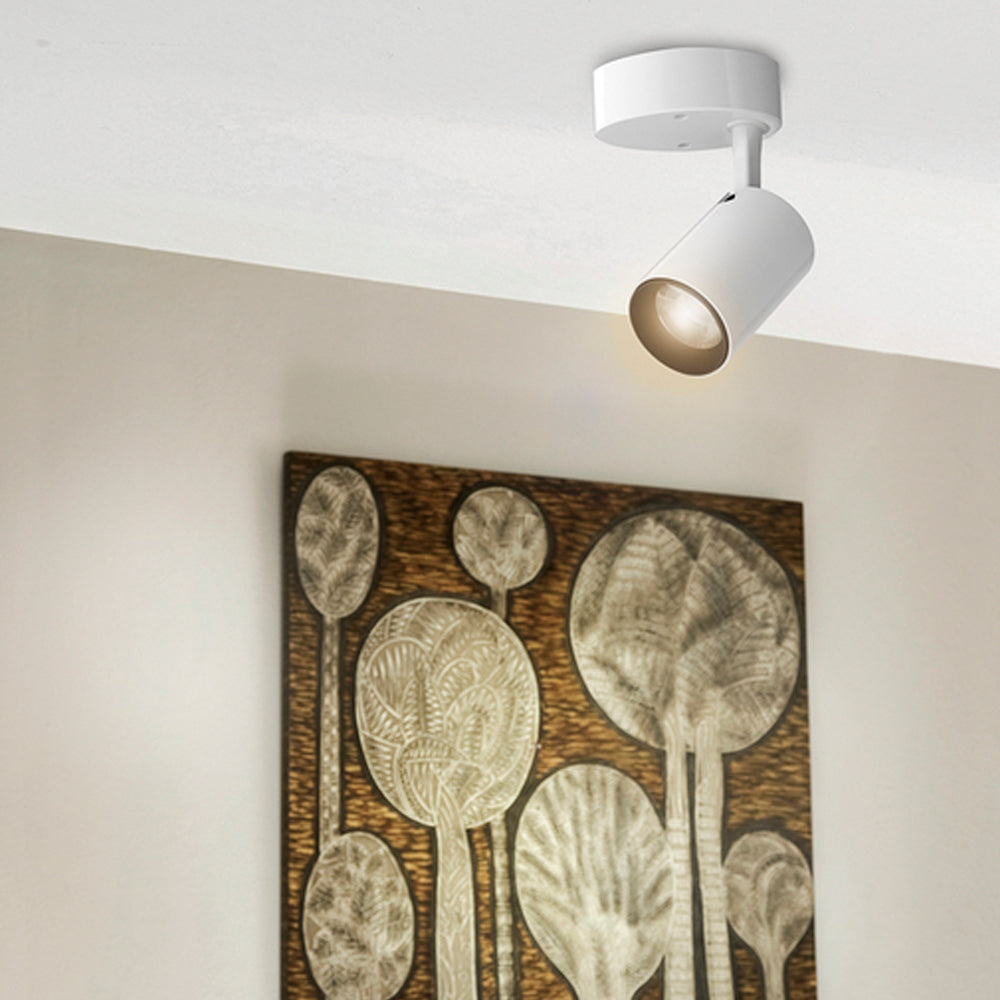 LAMPARA SPOT LED DE SOBREPONER DIRIGIBLE 7 W LUZ CALIDA BRILLANTE