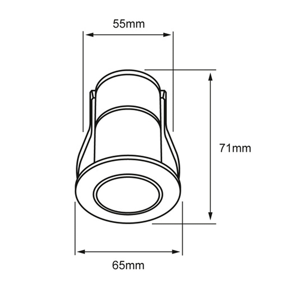 INT EMP LED 7W100-240V400LMIP6203000K N FORAMEN IV TECNOLITE ***HAE2025***