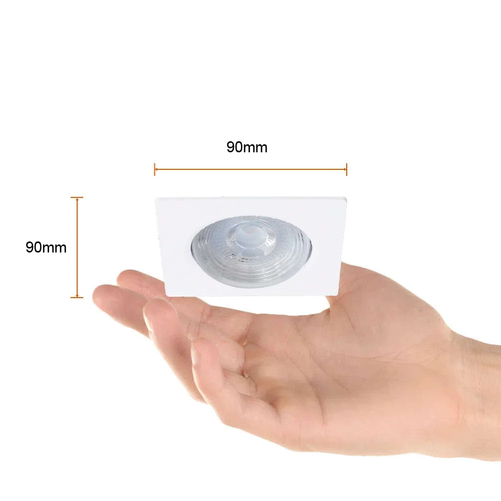 LÁMPARA EMPOTRABLE LED TECNOLITE ALCOR 7W LUZ SUAVE CÁLIDA BLANCO