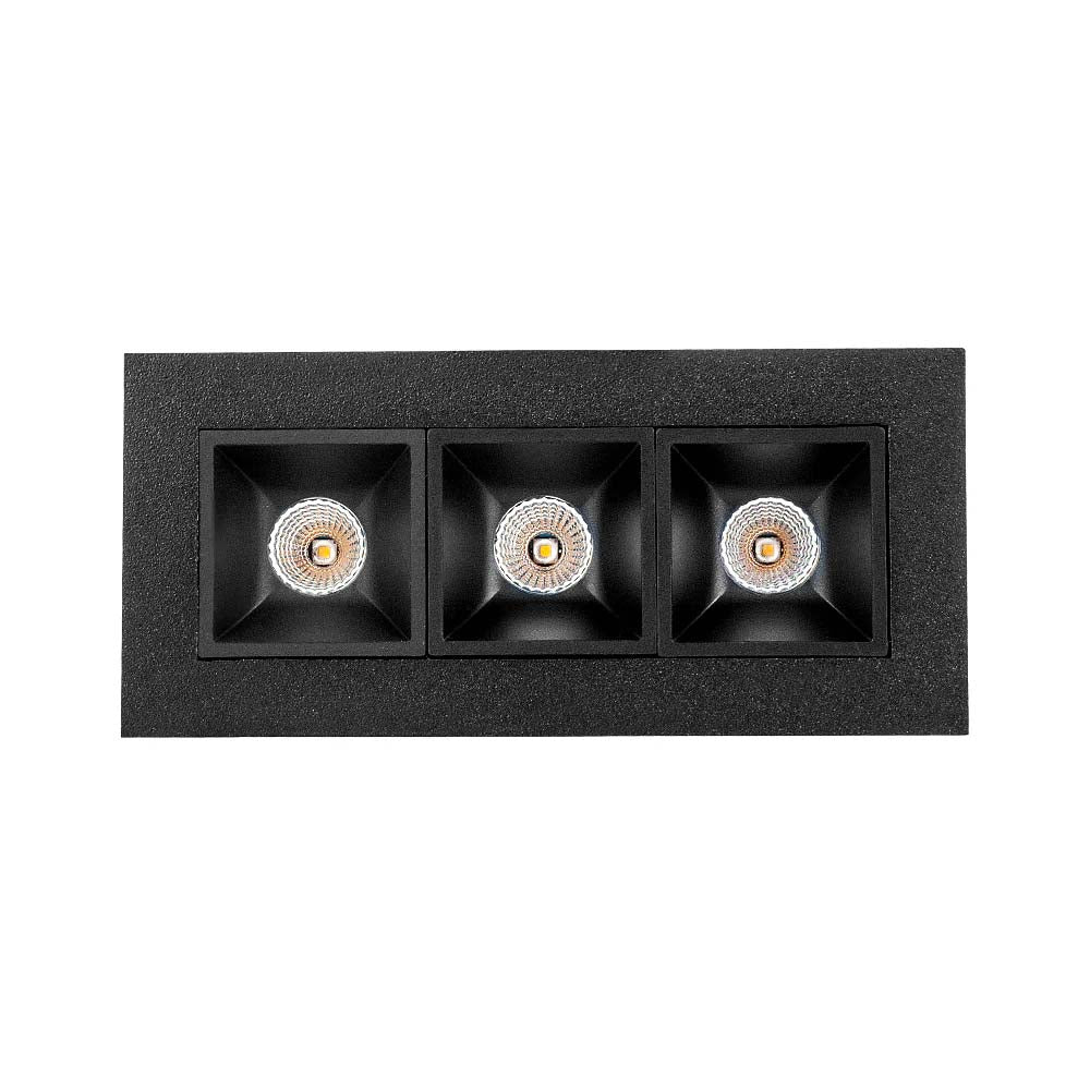 LÁMPARA DE INTERIOR EMPOTRABLE LED LUCIDA III TECNOLITE 7W LUZ SUAVE CÁLIDA LED INTEGRADO