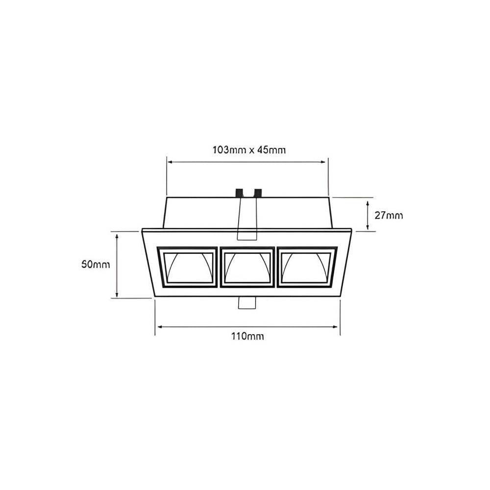 LÁMPARA EMPOTRABLE LED TECNOLITE LUCIDA III SMART 7W LUZ SUAVE CÁLIDA ATENUABLE COMPATIBLE CON APP MÓVIL Y ASISTENTES DE VOZ BLANCO ***TECNOLITE HAE***
