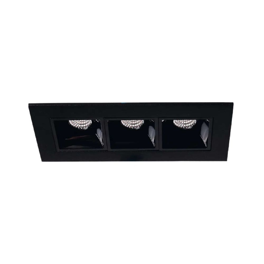 LÁMPARA EMPOTRABLE LED TECNOLITE LUCIDA III SMART 7W LUZ SUAVE CÁLIDA ATENUABLE COMPATIBLE CON APP MÓVIL Y ASISTENTES DE VOZ NEGRO ***TECNOLITE HAE***