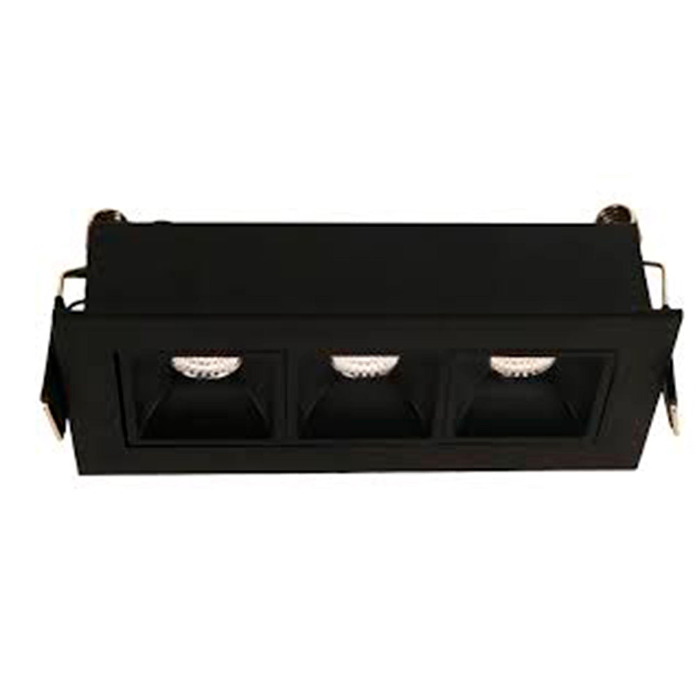 LÁMPARA EMPOTRABLE LED TECNOLITE LUCIDA III SMART 7W LUZ SUAVE CÁLIDA ATENUABLE COMPATIBLE CON APP MÓVIL Y ASISTENTES DE VOZ NEGRO ***TECNOLITE HAE***