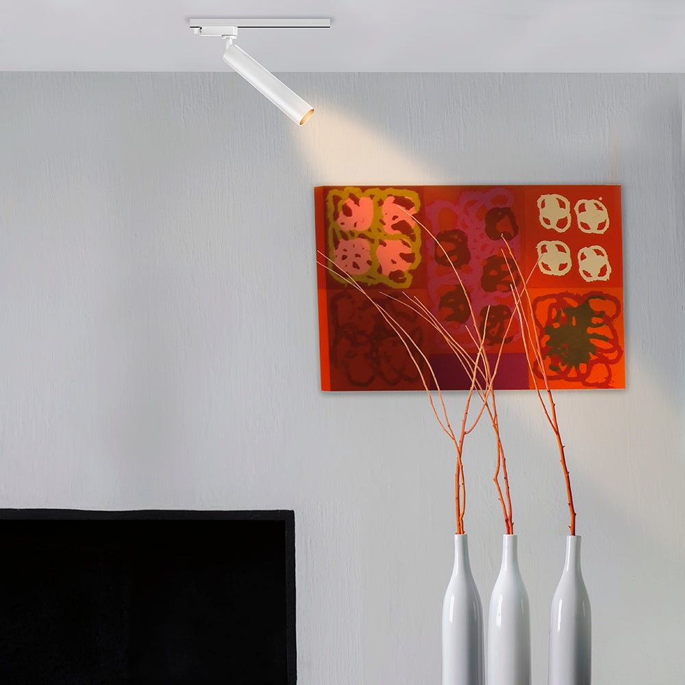 LÁMPARA DE INTERIOR TECNOLITE ASELLUS I SPOT PARA RIEL DIRIGIBLE BLANCO ***TECNOLITE HAE***