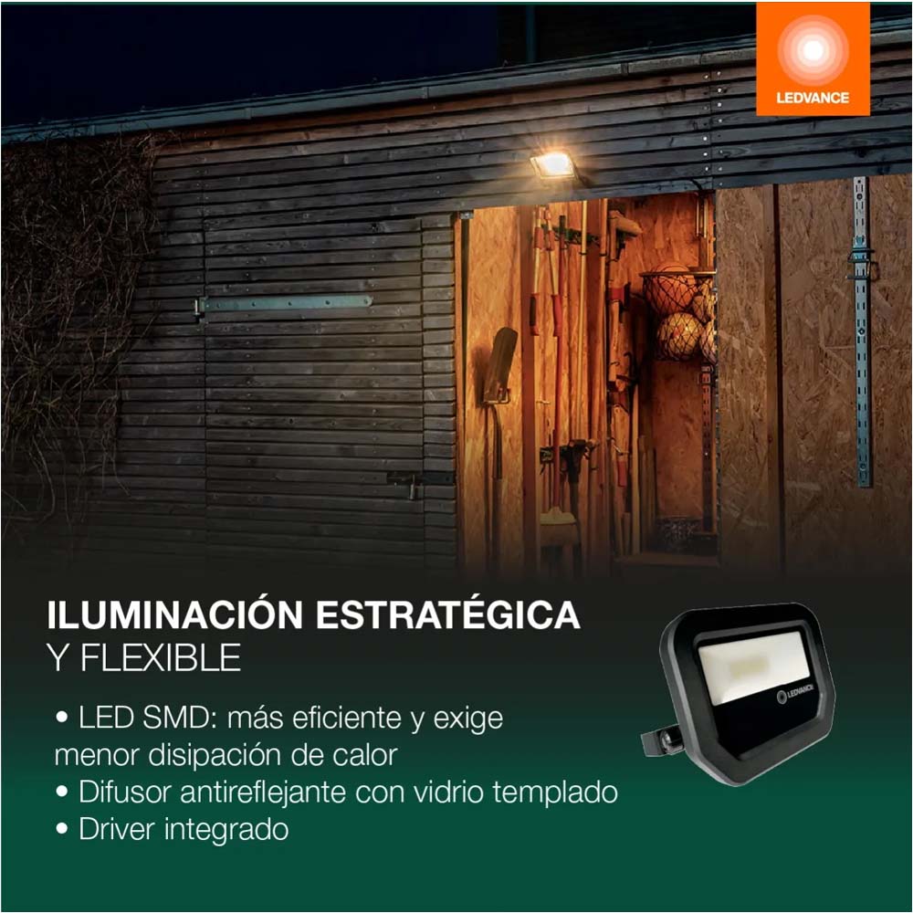 PROYECTOR LED FLOODLIGHT 10W- 3000K *** HAE ***