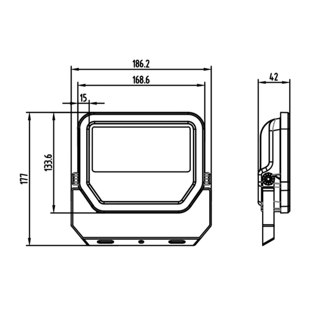 PROYECTOR LED FLOODLIGHT 30W- 3000K