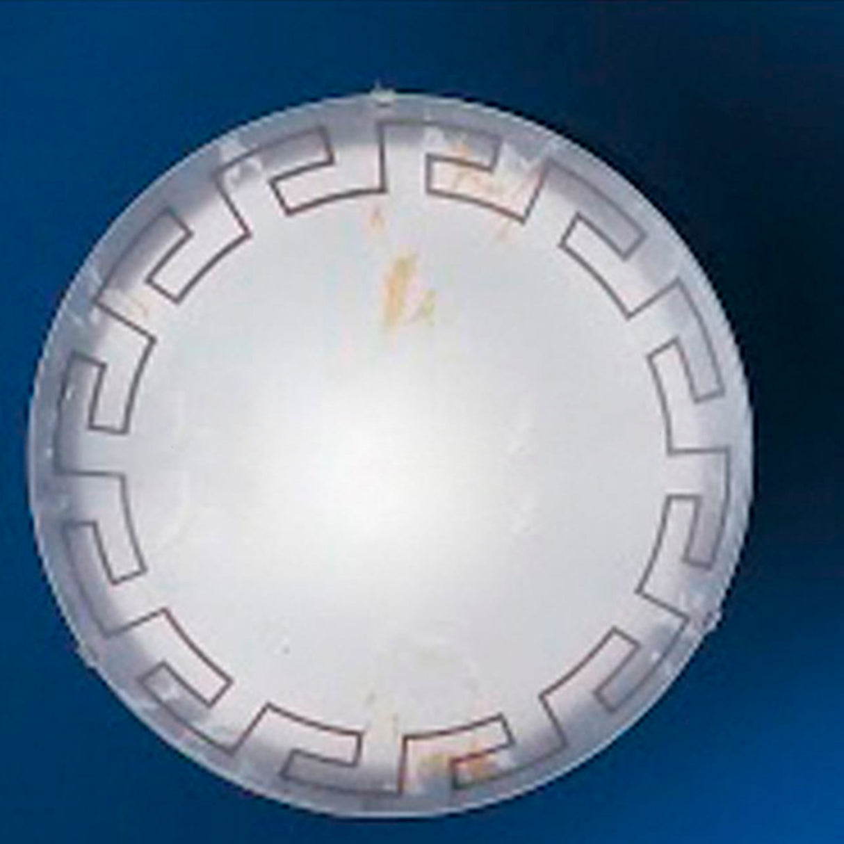 LUMINARIO PARED ACERO BLANCO CRISTAL SATINADO DISENO ANTIGUO TWISTER MACA EGLO *** HA. LUMI ***