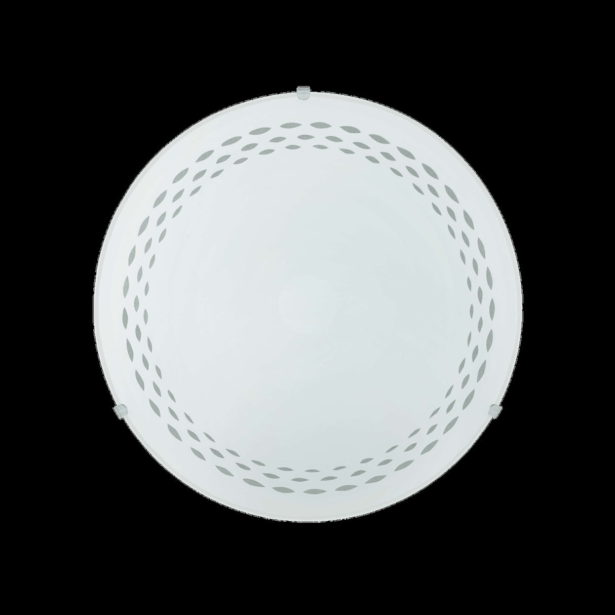 LUMINARIO DE TECHO EGLO TWISTER BASE E26 DE 60W CRISTAL SATINADO DISEÑO LINEAS *** HA. LUMI ***