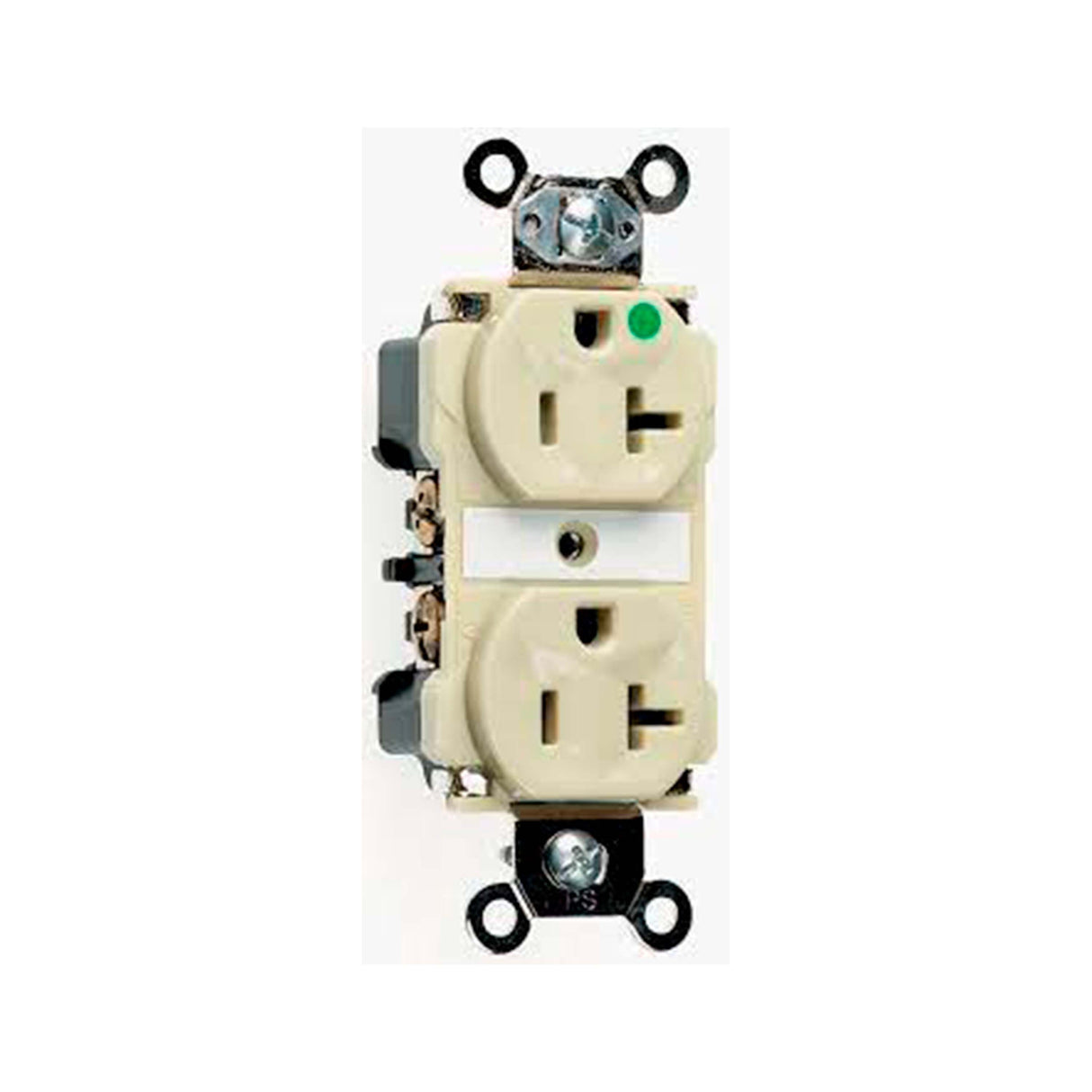 TOMA DUPLEX 2P+T 20A/127V. MARFIL GRADO HOSPITAL *** OFRECER 08300-00I ***