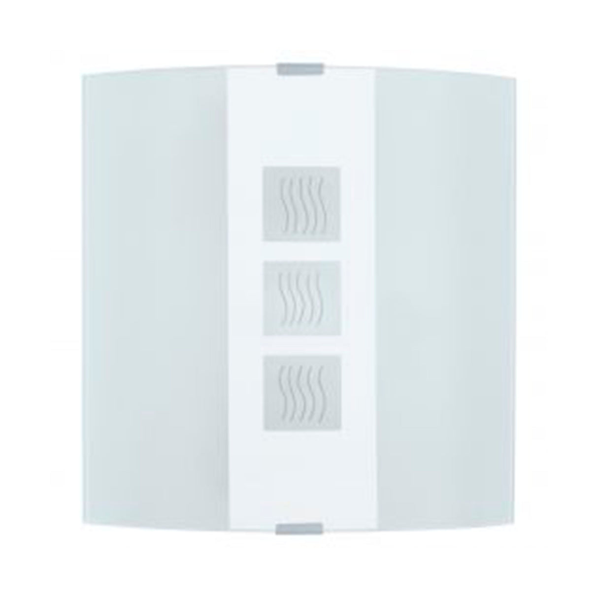 LUMINARIO PARED TECHO ACERO CRISTAL SATINADO DISENO CUADROS MCA EGLO ***HAE 2024***