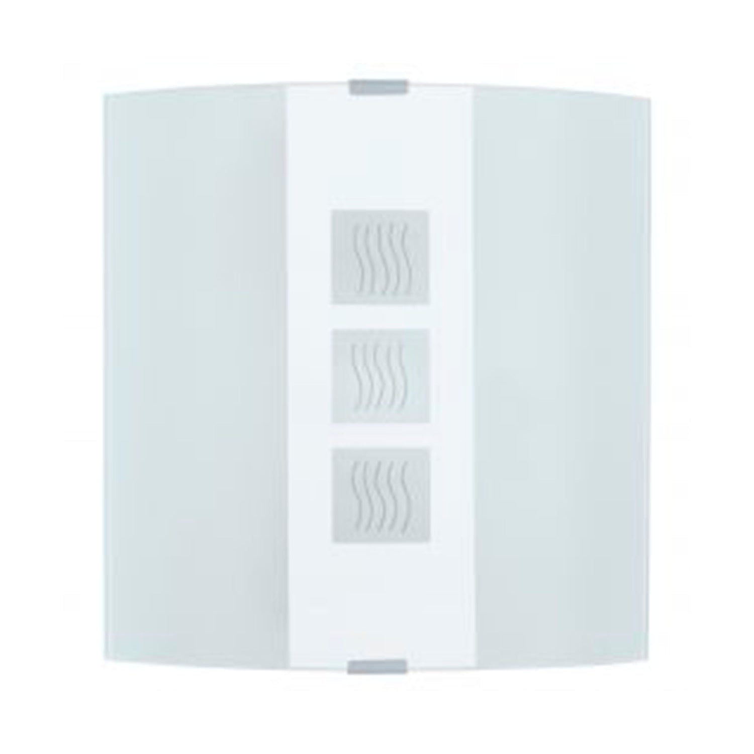 LUMINARIO PARED TECHO ACERO CRISTAL SATINADO DISENO CUADROS MCA EGLO ***HAE 2024***