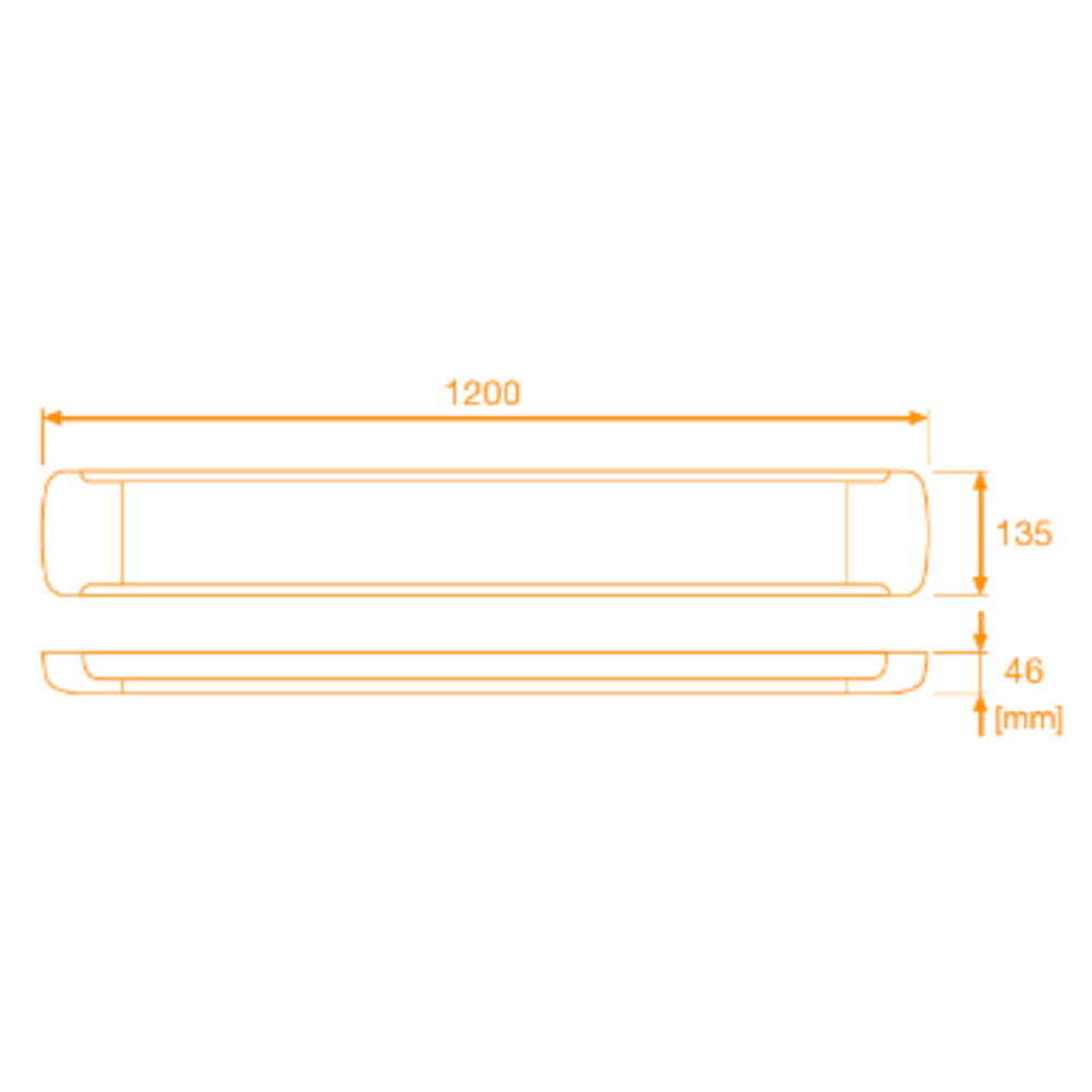 LUMINARIA LIVIN LARGA 32W 5000K 100-240V IP20 MCA LEDVANCE