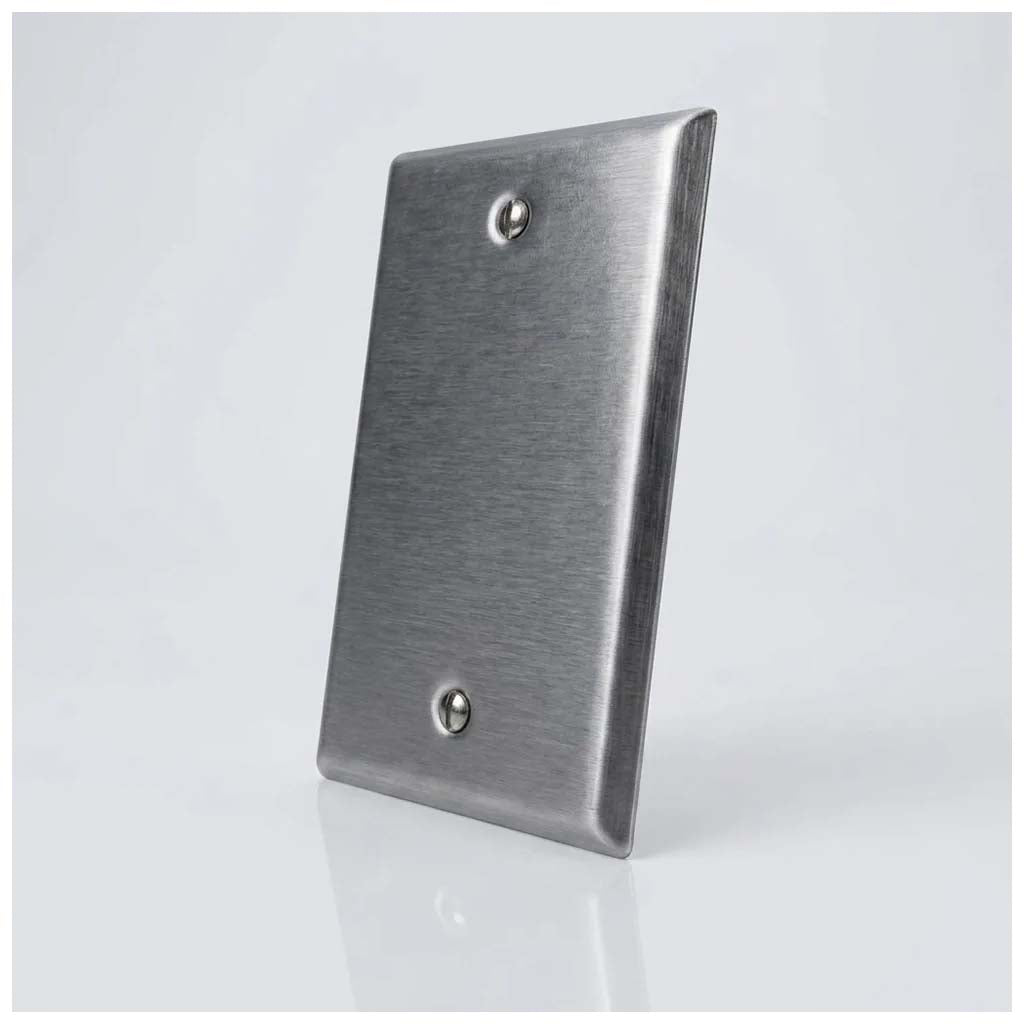 PLACA DE ACERO INOXIDABLE CIEGA LEVITON