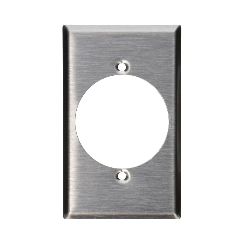 PLACA ACERO P/RECEPTACULO 50A