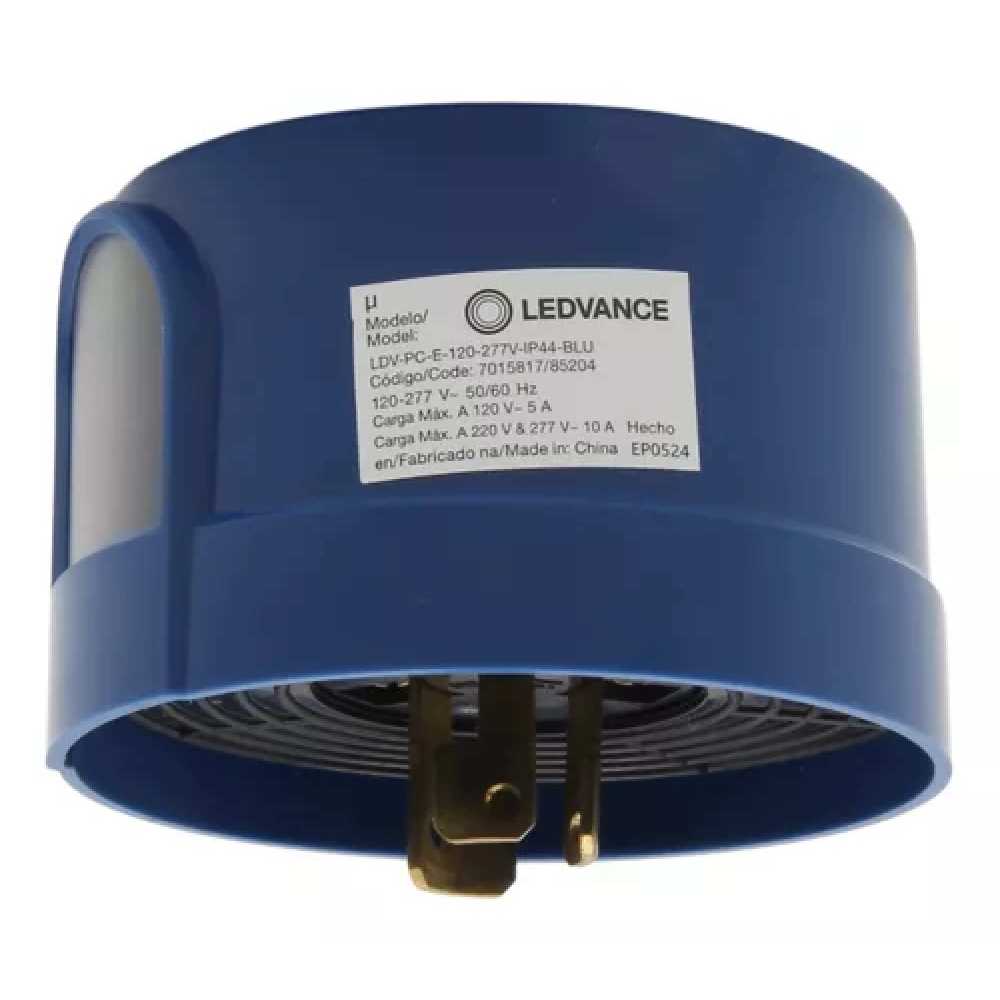 FOTOCELDA PARA USO EXTERIOR LEDVANCE 120/277V 3 PINES AZUL 85204 *** OFRECER 9402300 ***