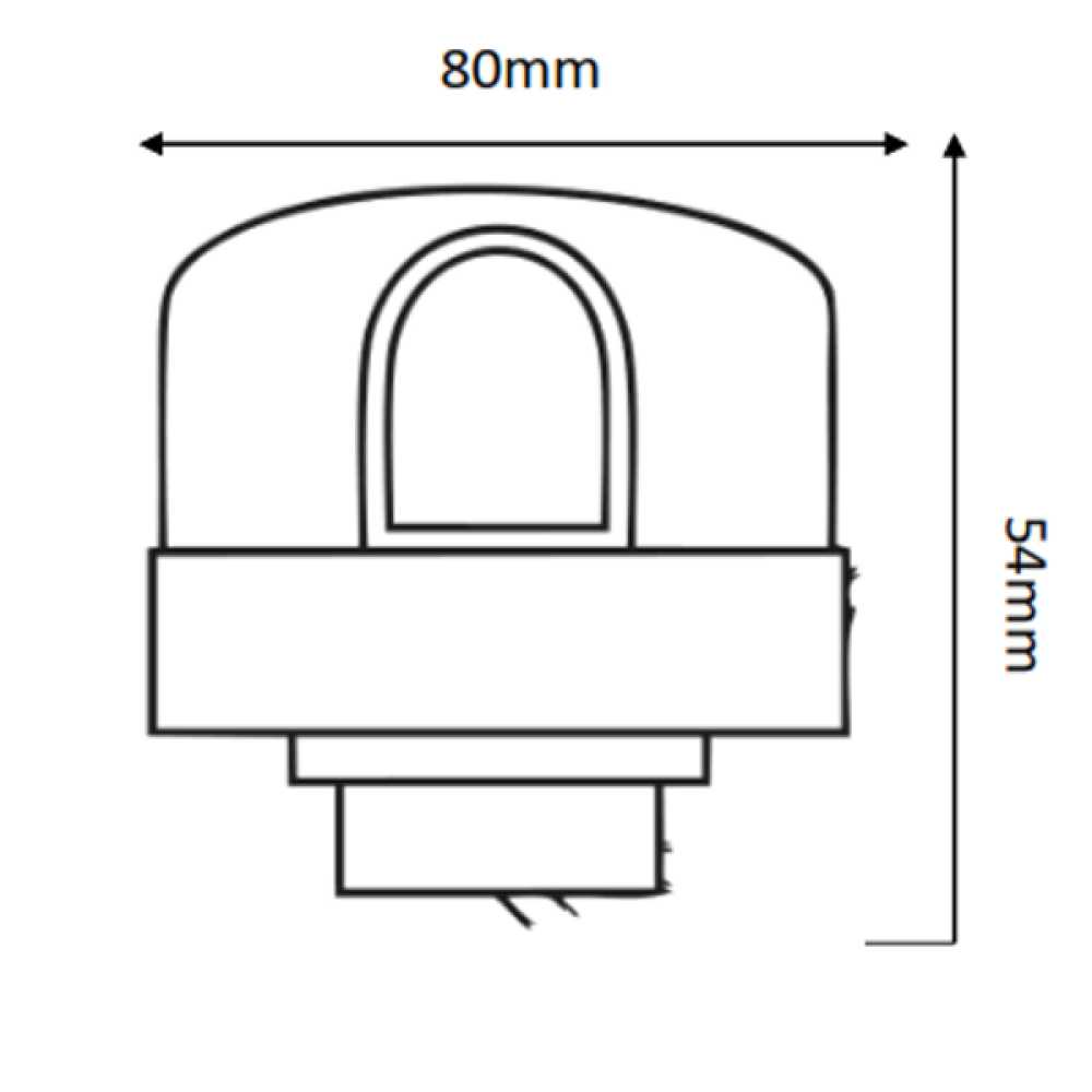FOTOCELDA PARA USO EXTERIOR LEDVANCE 120/277V 3 PINES AZUL 85204 *** OFRECER 9402300 ***