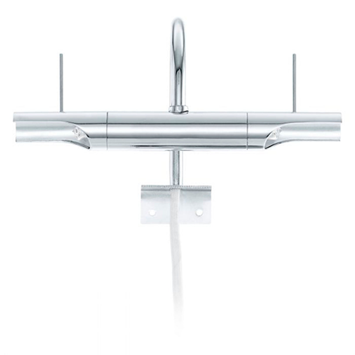 LUMINARIO ESPEJO ACERO CROMO 2X40W. G9 IP44 GRANADA *** HAE *** *** INCLUYE FOCO ***