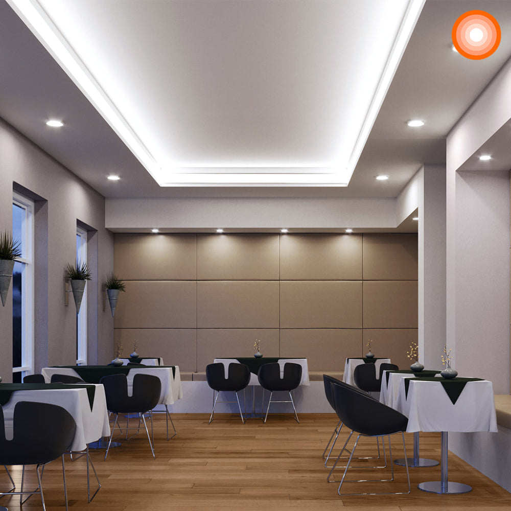 LUMINARIA LINEAL DE LED 8W 6500K 100-240V 800LM.