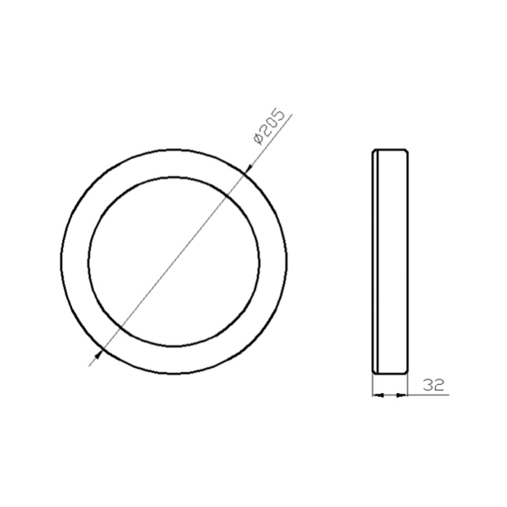 LUMINARIO REDONDO COLOR BLANCO 15W 6500K LEDVANCED SLIM *** OFRECER 18PTLLEDR65MVB ***
