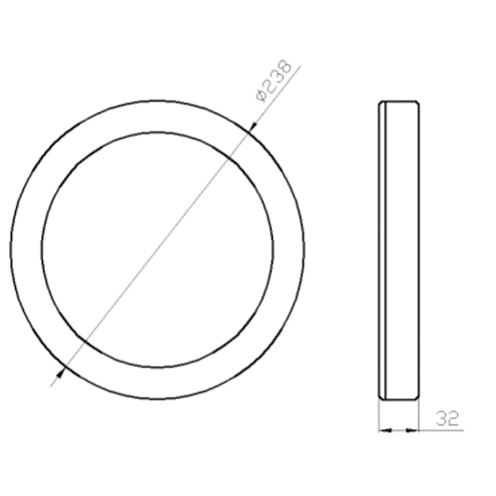 SLIM PLAFON RND 24W-6500K MCA LEDVANCE