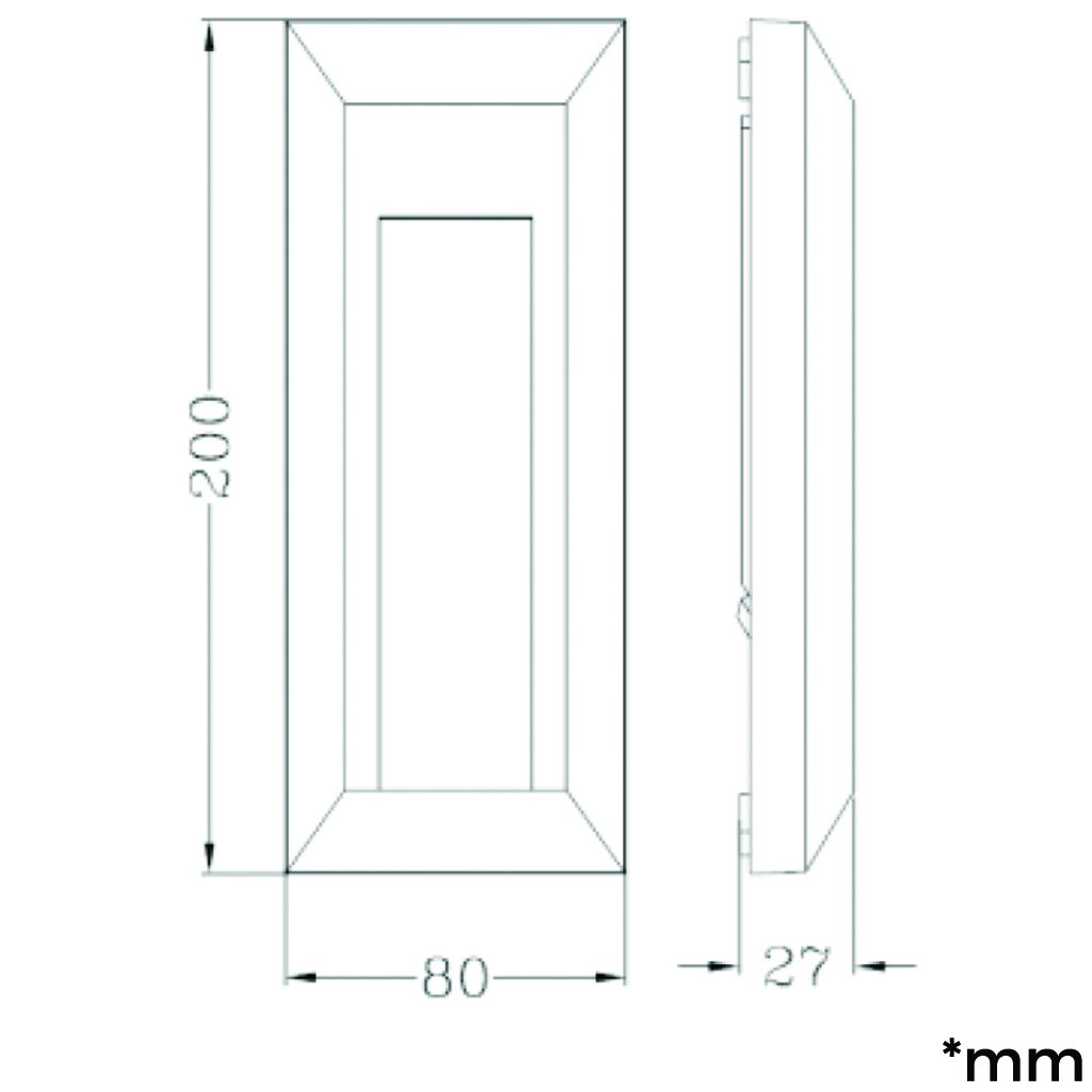LEDVANCE DECOLEDVERTICAL BLACK 1W (86606) ***HAE 2023*** ***PASA A 86913***