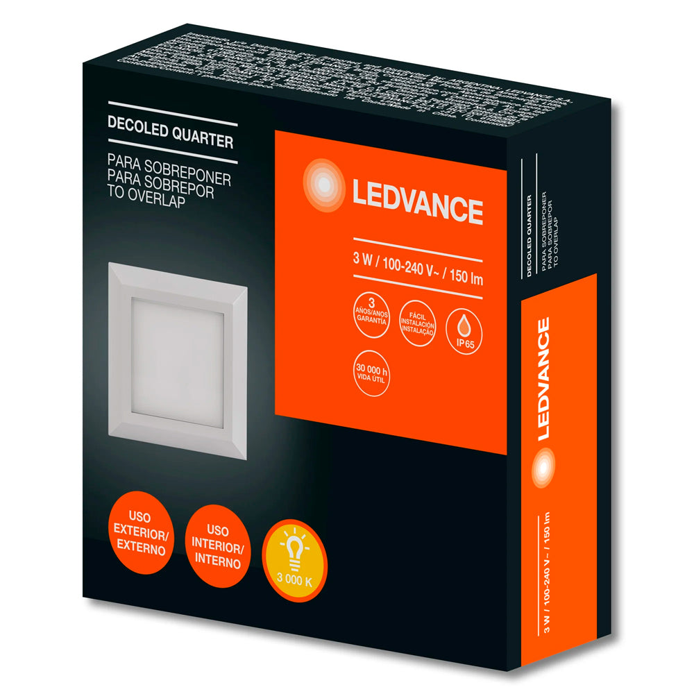 LEDVANCE DECOLEDQUARTER WHITE 3W (86609)