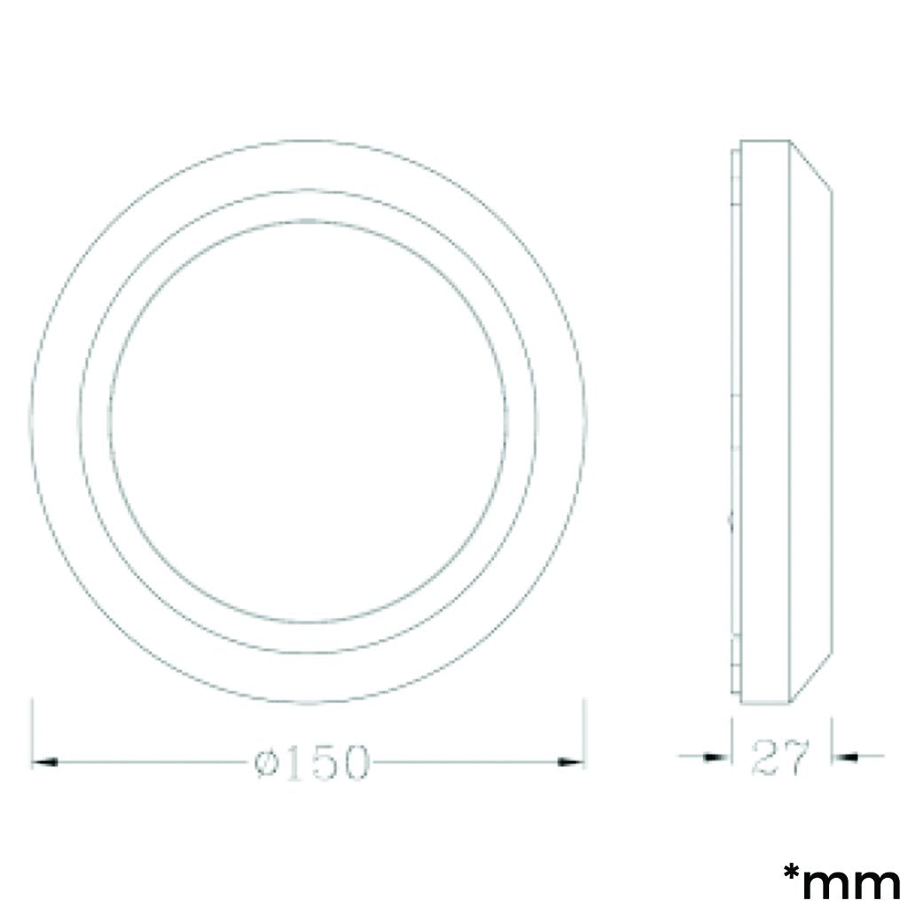 LEDVANCE DECOLEDCIRCULAR WHITE 3W. *** EXHIBIDO ***