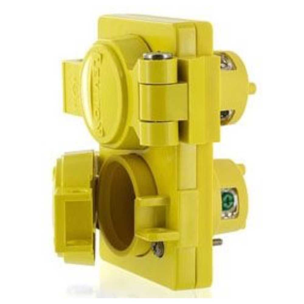 CONTACTO DUPLEX RESISTENTE A LA INTEMPERIE A PRUEBA DE AGUA LEVITON