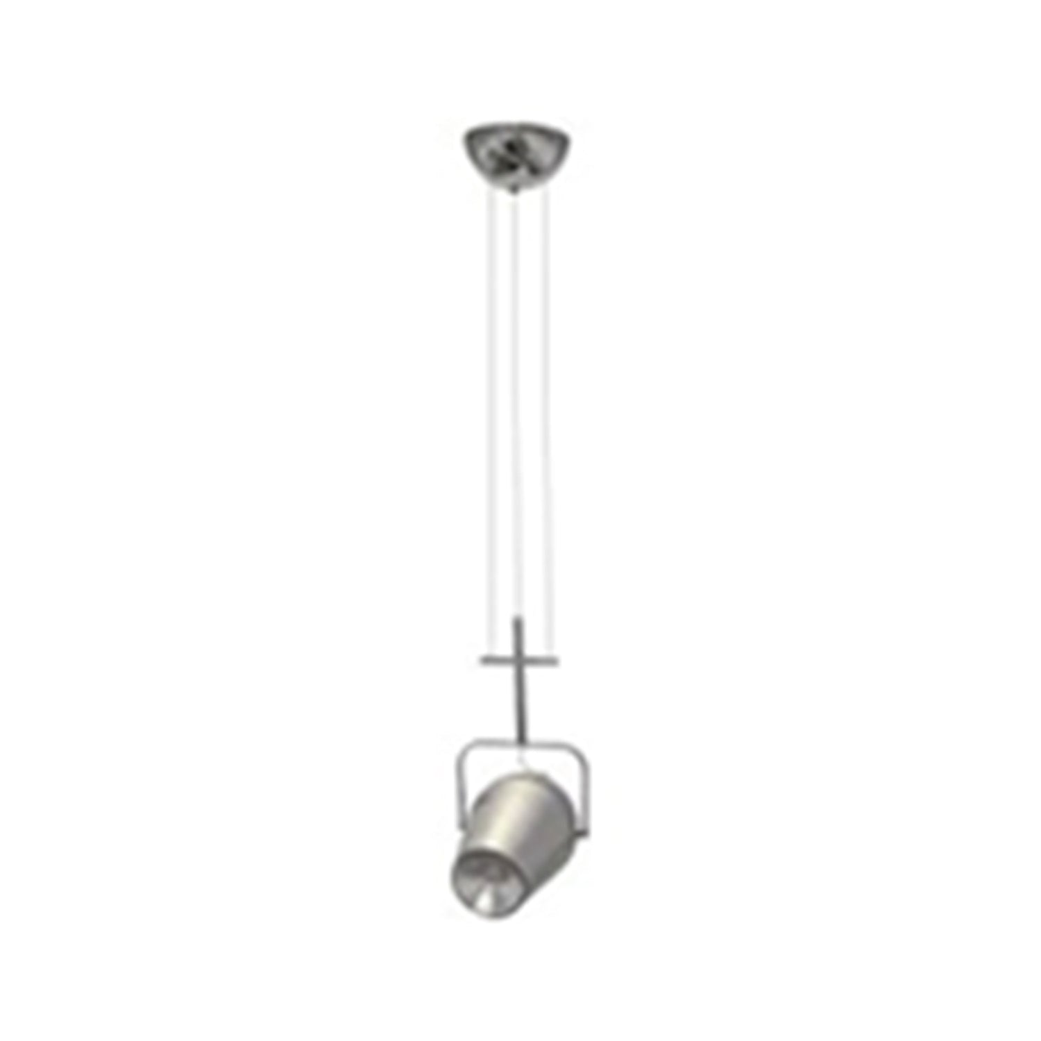 LAMPARA COLGANTE 1 LUZ LED INTEGRADO LENTE DE ACRILICO CROMO 100-265V 14.5X12X35.5 *** HAE ***