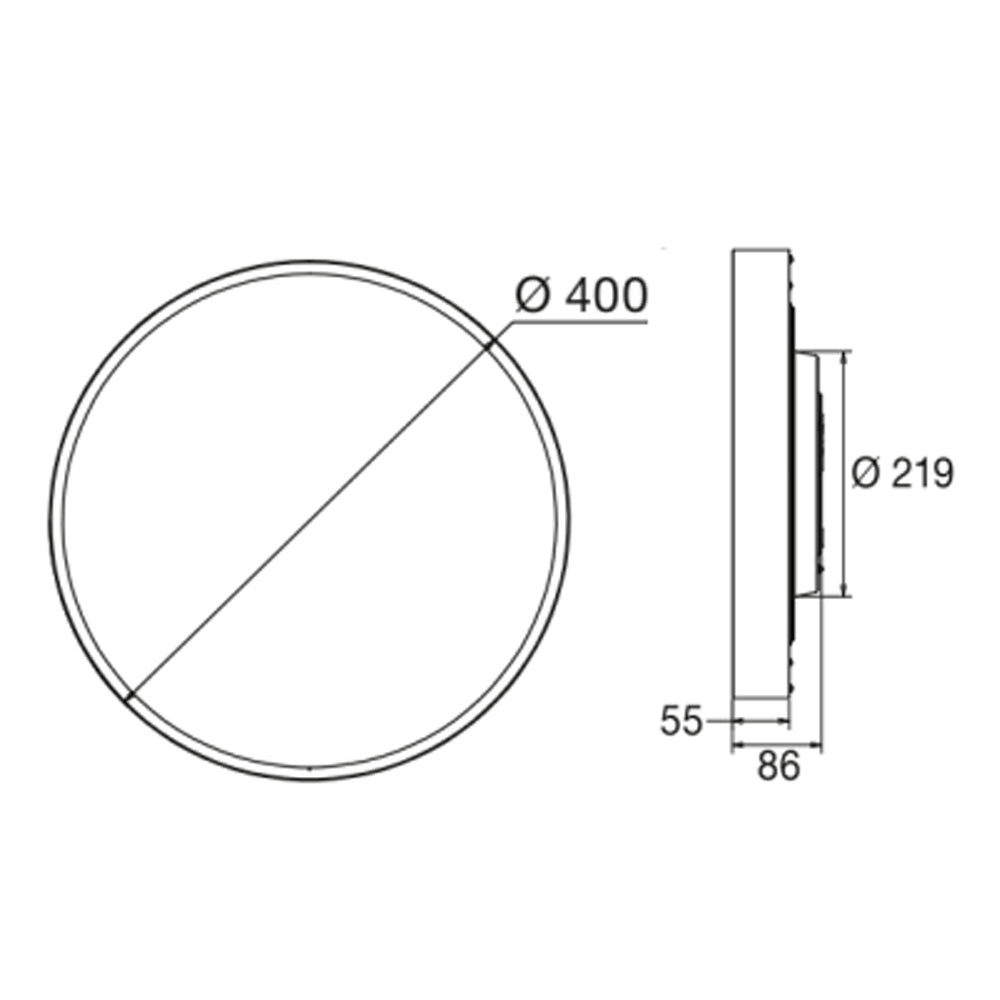 LEDVANCE MULTIROUND 40W 830 100-240*** HAE ***