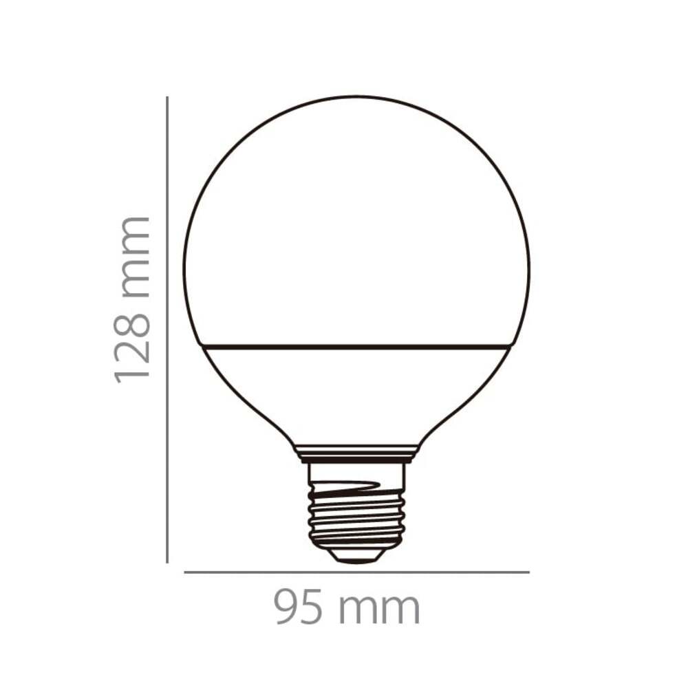 FOCO LED TECNOLITE TIPO GLOBO 8W LUZ DE DÍA BASE E27