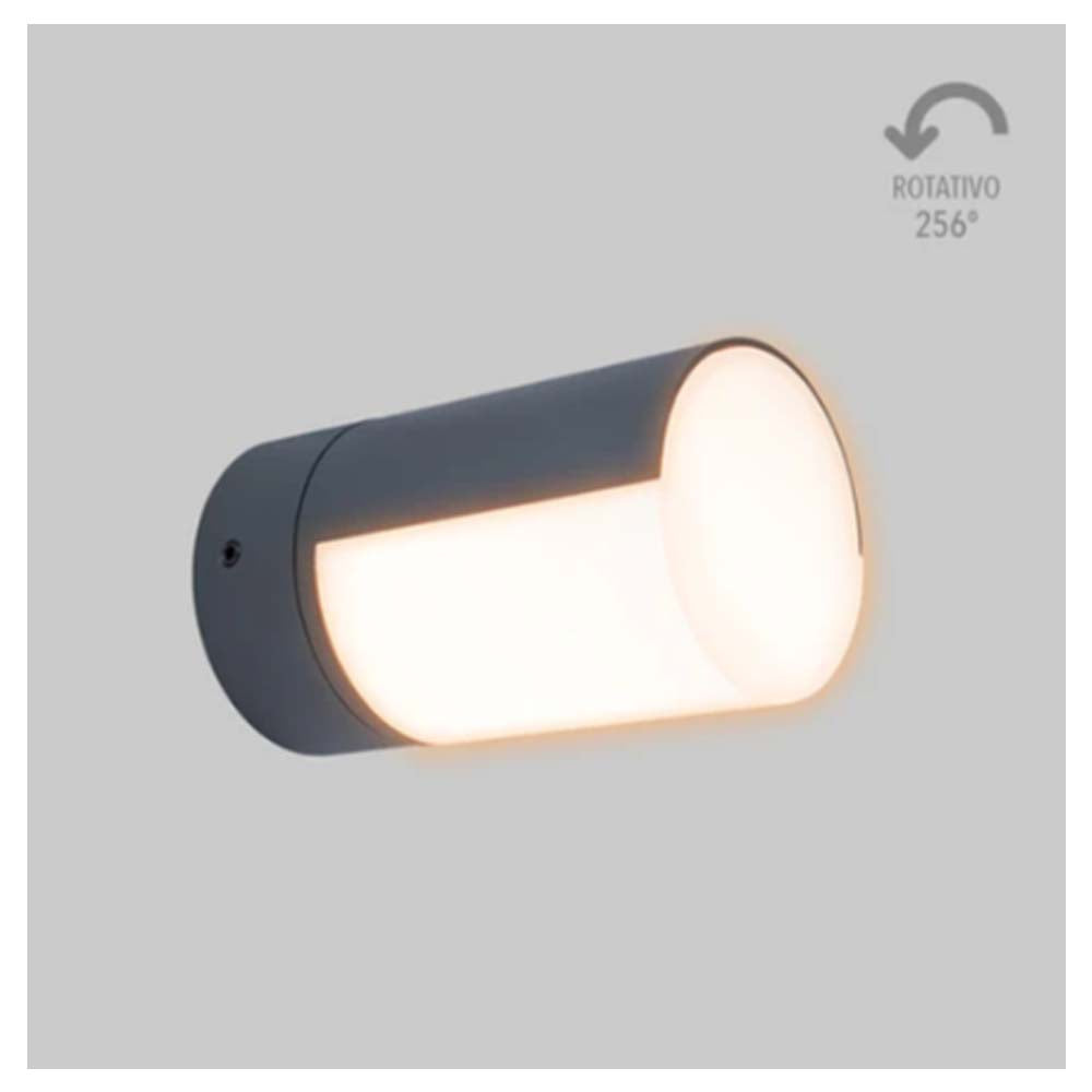 EXT LED SP 8.4W127V500LM3000K GRIS BAHAM ***TECNOLITE HAE***