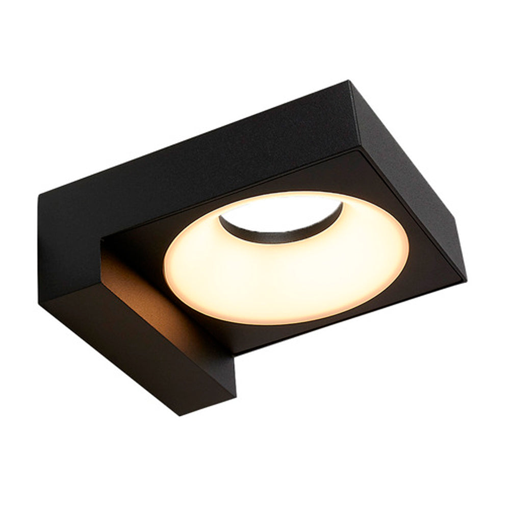 LAMPARA DE PARED ARBOTANTE LED EXTERIOR 8 W LUZ CALIDA BRILLANTE IP65 NO ATENUABLE LED INTEGRADO 8HLED1181MV30N