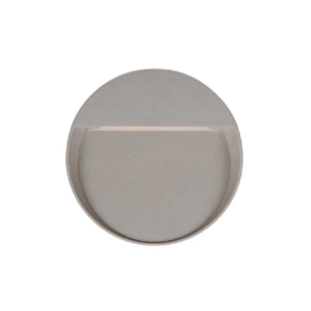 LUZ DE CORTESIA LED SOBREP. MURO 8W/127V. 3000K ALUM. GRIS HUNOR I ***TECNOLITE HAE***